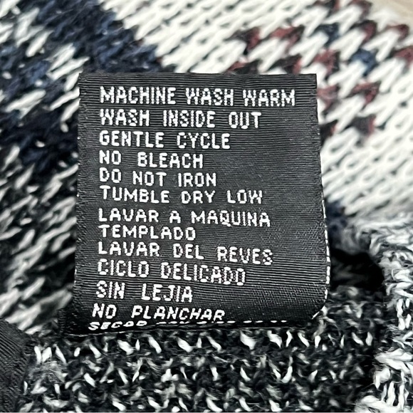 Expressions Striped Vintage Dad Sweater Acrylic 80s  Size XL - Picture 7 of 7